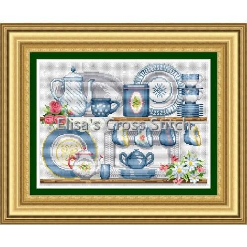 JW005 Cross Stitch Kit Cross stich Kits Homfun Craft Cross Stich Painting Joy Sunday Christmas Decorations For Home Homefun Map