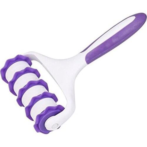 Kitchen Baking Tools Supplies DIY Party Cake Fondant Strip Ribbon Cutter Embosser Roller Cake Pattern Decorating Tools