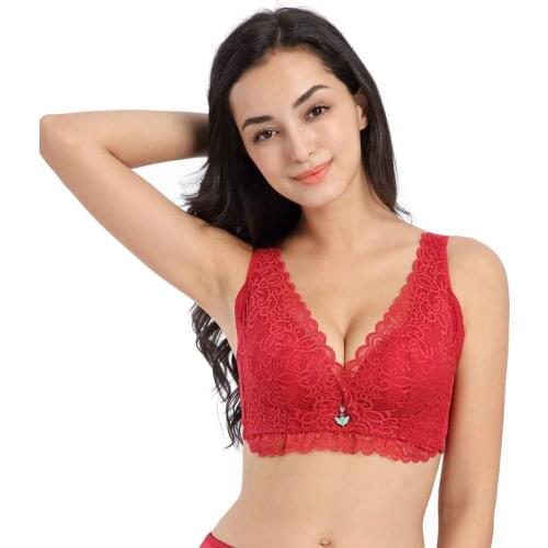 VS Brand 2019 New Arrival lace bra set padded push up bra panties underwear women briefs intimates womens lingerie