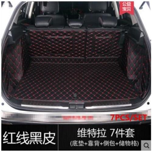 Car trunk mat FOR 2015-2017 Suzuki vitara Cargo Liner Interior Accessories Carpet car styling Foot Trunk mat