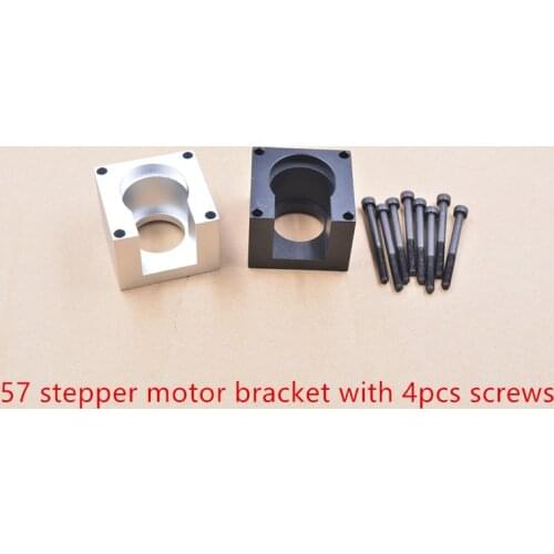 LINK CNC 57 stepper motor base mount seat bracket and 4pcs install screw cnc parts xyz axis