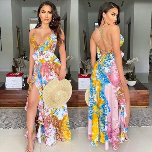 LEOSOXS Floral Summer Dresses