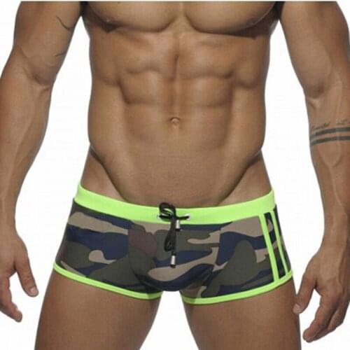 Camouflage Men Beach Swimming trunks underpants Breathable Mens Surf Swimwear Quick Dry Man Running Board Short Camo Sweatpants