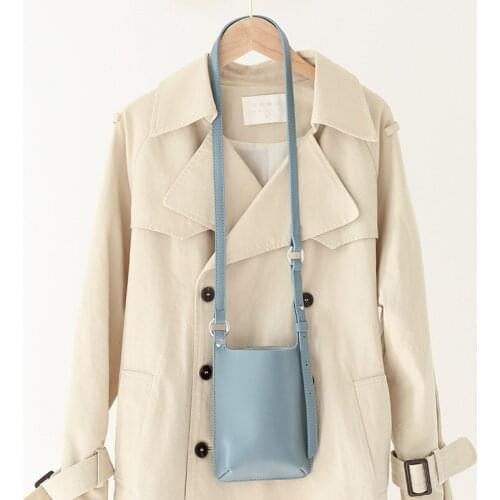 Fashion Solid Soft Pu Leather Mini Messenger Bag European Candy Colors Female Casual Money Purse Wallet PHone Bag Fanny Packs