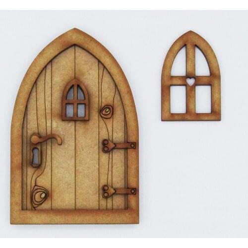 New Design Cute Sleeping 3D DIY Door Decoration Wooden Door Craft Kit with Flowe Decoration Felt Home Decor
