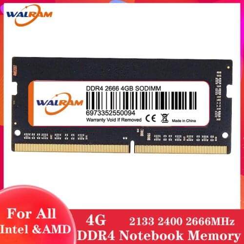 WALRAM Ram Memory DDR4 4GB RAM 2133MHz 2400MHz 2666MHz Random Access Memory Computer Memoria ram ddr4 For Laptop