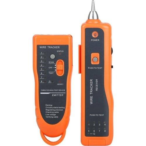 Utp Stp Cat5 Cat6 Rj45 Lan Network Cable Tester Line Finder Rj11 Telephone Wire Tracker Tracer Diagnose Tone Kit XQ-350