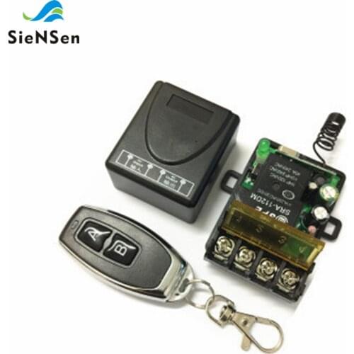 SienSen 220V1CH Wireless Remote Switch High Power Wireless Relay Pump Roller Shutter Control Panel 433MHZ