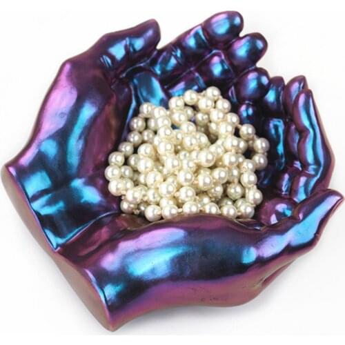 Aouke Two-Handed Silicone Mold Epoxy Resin DIY Palm Ashtray Desktop Ornaments Dish Placement Two-Handed Palm Silicone Mold