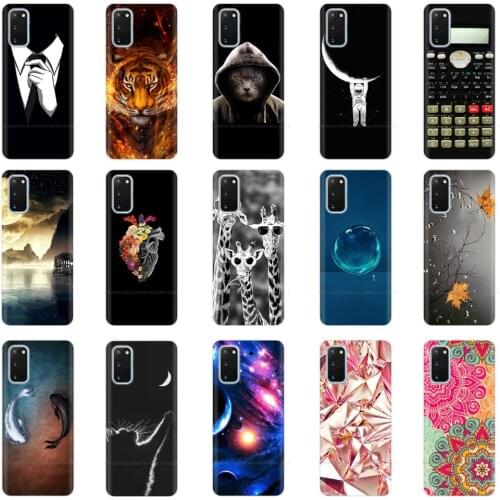Silicone Phone Case for Samsung Galaxy S20 Plus S 20 Cover 2020 Cartoon Painted Soft TPU Coque for Samsung Galaxy S20 Ultra Case