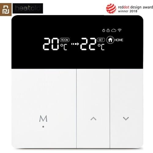 MIJIA Smart WiFi Thermostat Temperature Controller for Water Electric Floor Gas Boiler Heating Control MI Home APP