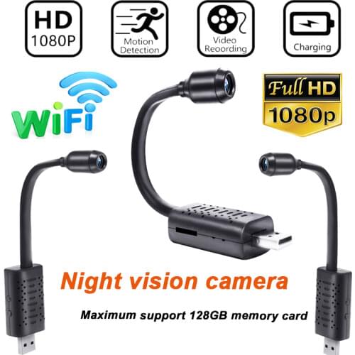 USB Wifi mini DV ip camera AI human Body Detection Remote Monitoring Video Recorder Real-time Surveillance Camcorder