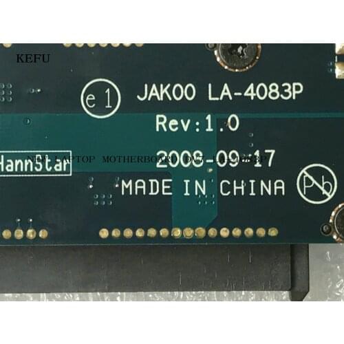 KEFU ,STOCK,100% NEW ITEM, JAK00 LA-4083P Laptop Motherboard For HP Pavilion DV7 NOTEBOOK LA-4083P MAINBOARD. (qualified ok)