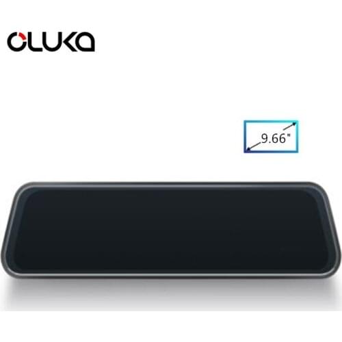 9.66 Inch Car DVR Stream Rear View Mirror Touch Screen Night Vision 1080 P Dash Cam Camera Video Recorder Auto Registrar