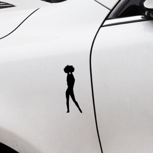 11*12.1CM Funny Sports Cheerleader Decor Car Sticker Vinyl Extreme Movement C12-1485