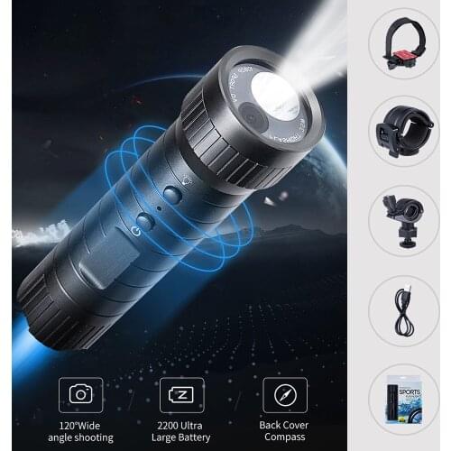 Mini HD 5MP 1080P Bike Camera Motorcycle Waterproof Helmet Sports Video Cam DVR DV Digital Video 120 Degree Wide Support TF Card