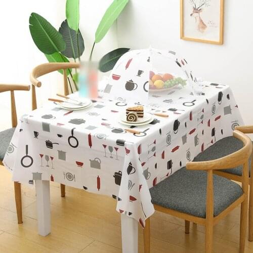 Waterproof And Oil Proof Table Cloth Printing Dustproof For Kitchen Decorative Dining Table Rectangular Tablecloth