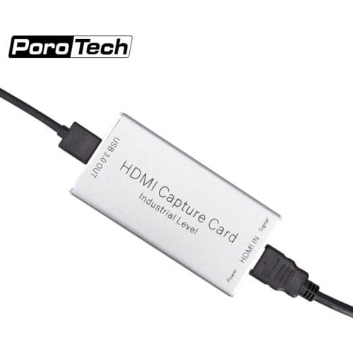 Recording Device HDMI Capture Card USB3.0 HDMI Video Recorder Udb-to-Hdmi Video Transmission Xbox