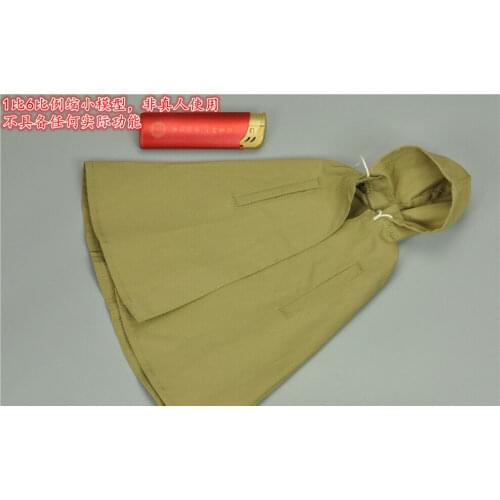 1/6 Scale AL100031 Soviet Female Soldier Raincoat Cloak Model