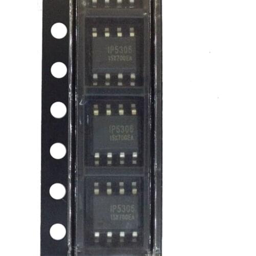 10pcs/lot IP5306 5306 SOP8 2.1A Charge 2.4A discharge new original