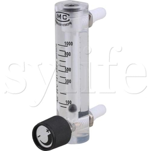 100-1000ml/min Air Oxygen Gas Flow Meter for Measuring Controlling Flow