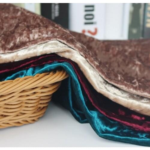 100*160cm Velvet Luster Cloth Flannel Fabrics Elastic Soft Ice Velvet Fabric Diy Sofa Pillow Cushion Dress Apparel Patchwork