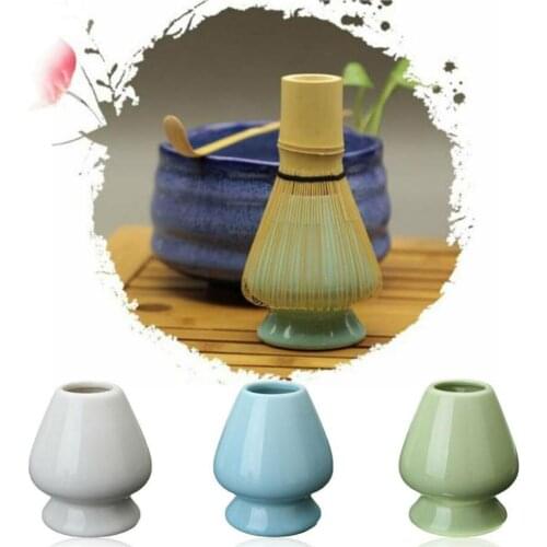 4 Colors Ceramic Matcha Whisk Stand Kusenaoshi Chasen Shaper Holder Reshaper Japanese Matcha Holder Matcha Tea Powder New