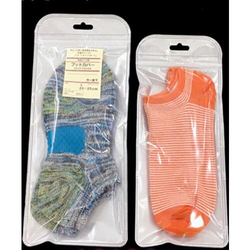 500pcs/lot Self Seal Zipper Plastic Retail Zip Lock Bags Packaging Pack Button Ring Storage Bag Grocery Package ZipLock Pouch