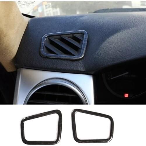 ABS for Land Rover Range Rover Sport L320 LR3 2005-09 Car Dashboard AC Vent Outlet Frame Cover Stickers Car Accessories 3 Style