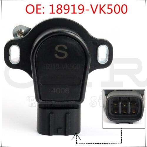 OEM 18919-VK500 18919VK500 TPS Sensor For Nissan 350Z Sunny X-trail Primera 3502 Throttle Position Sensor Accelerator Pedal Assy
