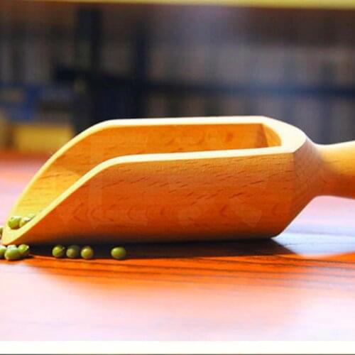 Wooden Tea Spoon Tea Coffee Bean Seasoning Spoon Mini Spoon For Bathtub Salt Spoon Sweet Powder Kitchen Accessories New