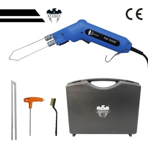 KS EAGLE Electric Hot Foam Cutter Knife Grooving Wire Styrofoam Engraving Tool Kit Blade Slotting Board DIY Sculpture