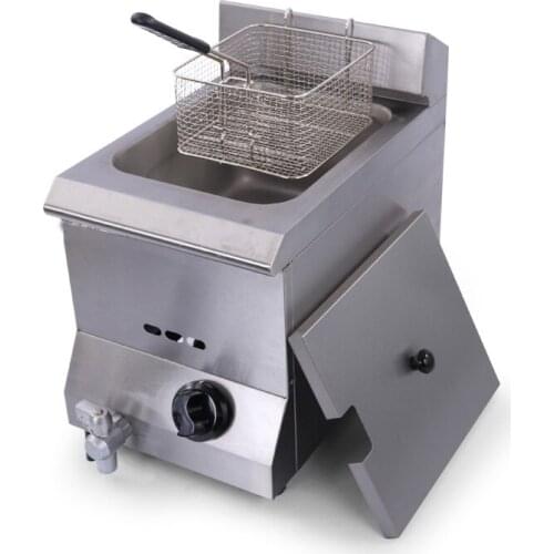 5.5L / Tank Lpg Gas Natural 1 Tank Gas Frying French Fryer Machine