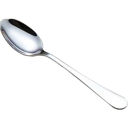 New 410 Stainless Steel Thickening Spoon Creative Long Handle Hotel Hot Pot Spoon Soup Ladle Home Kitchen Essential Tools