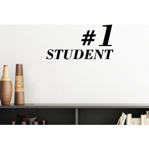 Best Classmate Monitor Teacher Universe Graduation Silhouette Removable Wall Sticker Art Decals Mural DIY Wallpaper Room Decal