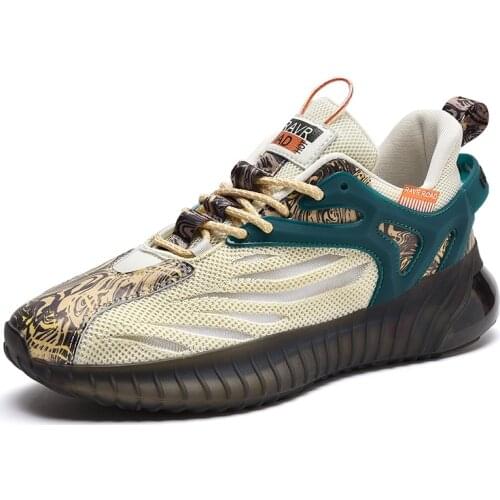 Fashion Classic Men Sneakers High-top Mesh Walking Jogging Shoes Autumn Breathable Running Shoes for Men Graffiti Sport Shoes