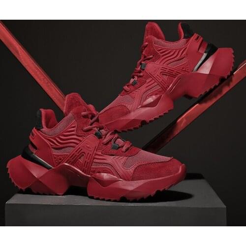 Men Platform Sneakers For Men Running Shoes Comfortable Thick Sole Outdoor Sport Sneaker Athletic Trainers Male Shoes