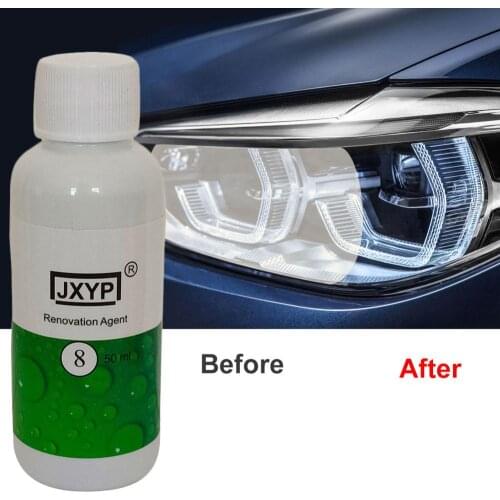 20ml/50ml Car Headlight Repair Coating Solution Repair Kit Headlight Polish Scratch Renovation Agent Polishing Coat Car Styling