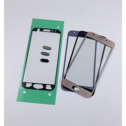 For Samsung Galaxy J3 2017 J3 Pro J330 J330F J330Y J330DS Touch Screen Panel Sensor Digitizer Glass+Adhesive+Return Home Button