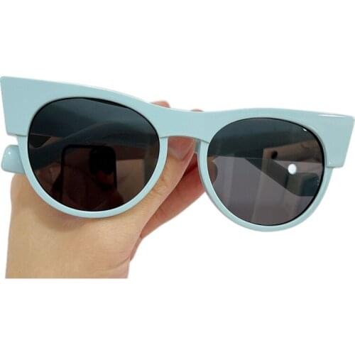 2021 New Luxury Brand Women Sunglasses Summer Fashion Cat Eye Mirror Gradient UV400 Vintage Polarized Shades Gafas De Sol Mujer