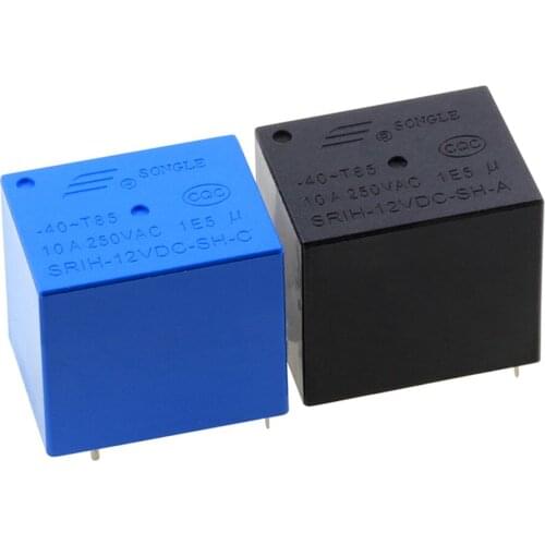 SRIH-12VDC-SH-C-A 4-foot 5-foot 10A 250VAC Jiuyang Soybean Milk Machine T72H Songle Relay