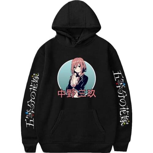 Funny Anime The Quintessential Quintuplets Hoodies Men Harajuku Manga Five Sisters Graphic Fashion Casual Sweatshirt Women Top