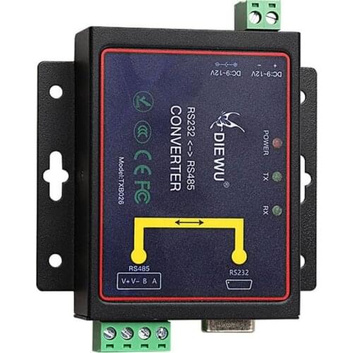 TXB026 Active Converter RS232 to RS485 Converter with High Quality Power Supply Cable Converter for Industrial use
