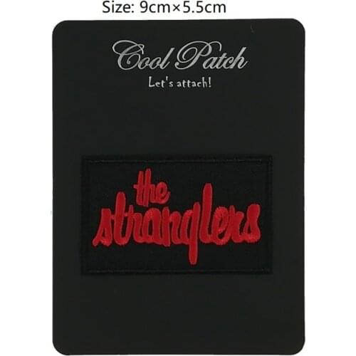 THE STRANGLERS Embroidered patches Heavy Metal Music Rock band Rockabilly iron on badge Hugh Cornwell Golden Brown Paul Roberts