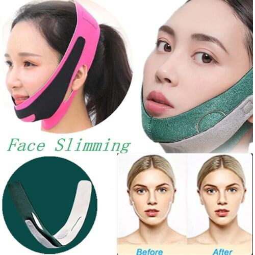 Women Ultra-thin Breathable Chin Cheek Slim Lift Up Mask V Face Line Belt Anti Wrinkle Strap Band Facial Beauty Shaping Bandage