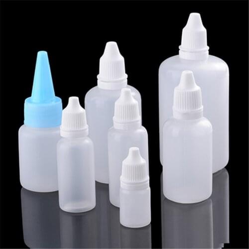 1pcs Plastic squeezable dropper Bottles lotion tube eye liquid dropper bottle essential oil spray bottle cosmetic containers