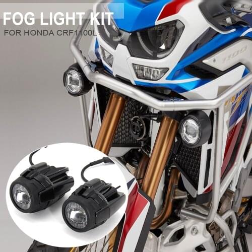 Motorcycle Accessories Fog Lights For Honda CRF1100L CRF 1100L CRF1100 L Africa Twin LED Auxiliary Fog Light Driving Lamp