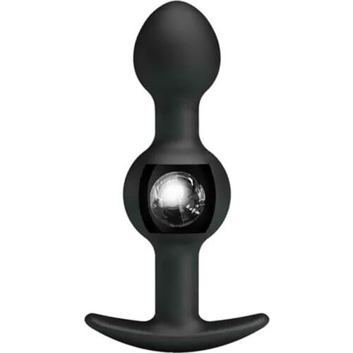 Adult Pleasure Anal Beads Sensual Sex Toys Black Silicone Butt Plug Sex Products For Couple Anus Muscles Trainer