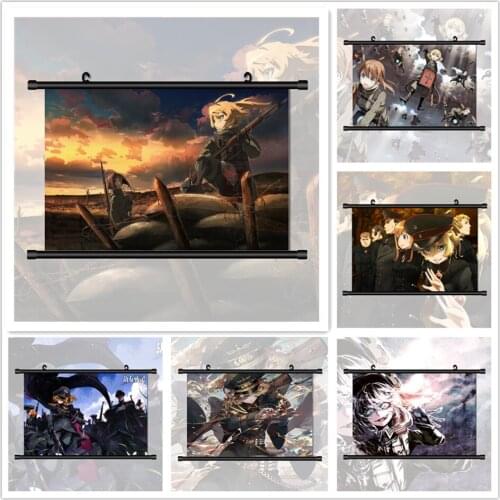Youjo Senki Saga of Tanya the Evil Tanya Degurechaff Anime Manga HD Print Wall Poster Scroll