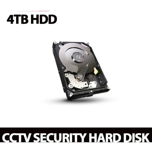 HKIDISTE 3.5 inch SATAIII Hard Disk Drive 4TB HDD 64MB 7200rpm for CCTV System DVR NVR Camera Surveillance Kits